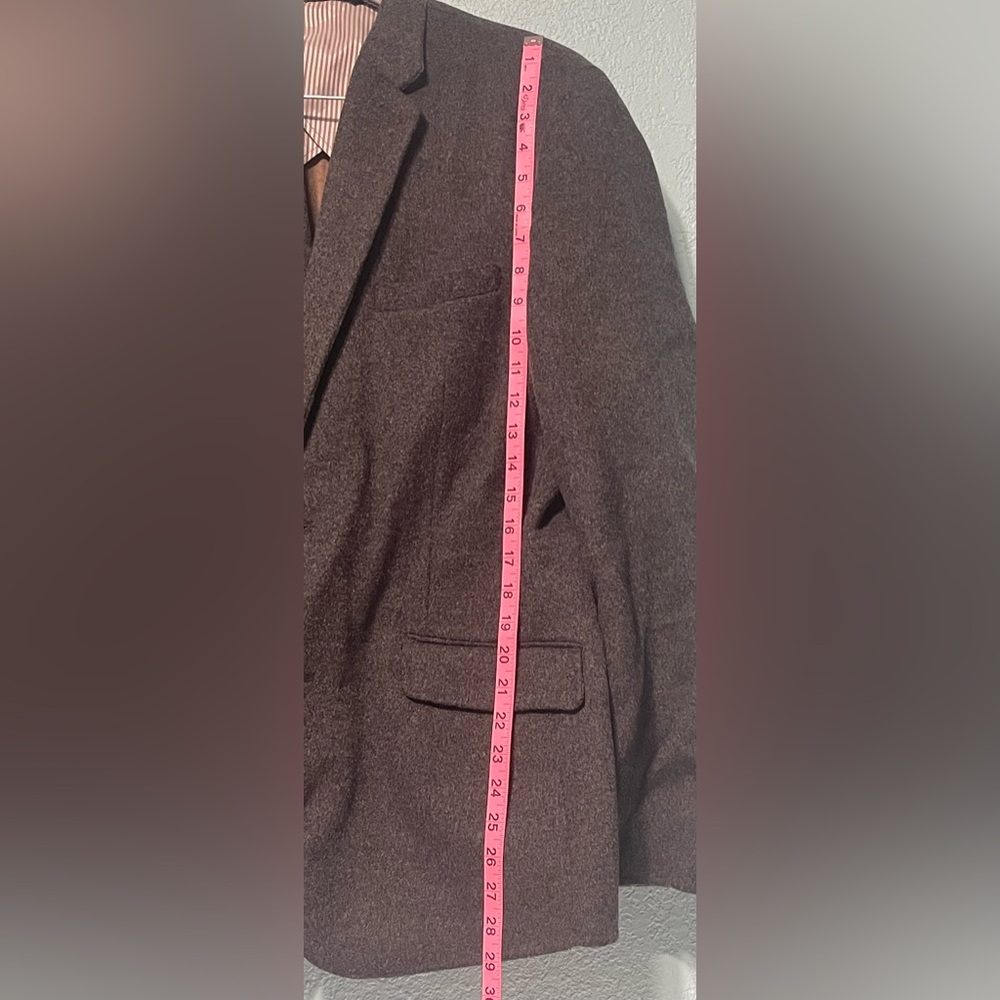 Banana Republic 2-Button Wool Gray Blazer Sport Jacket Size 46 R Mens - Picture 5 of 9